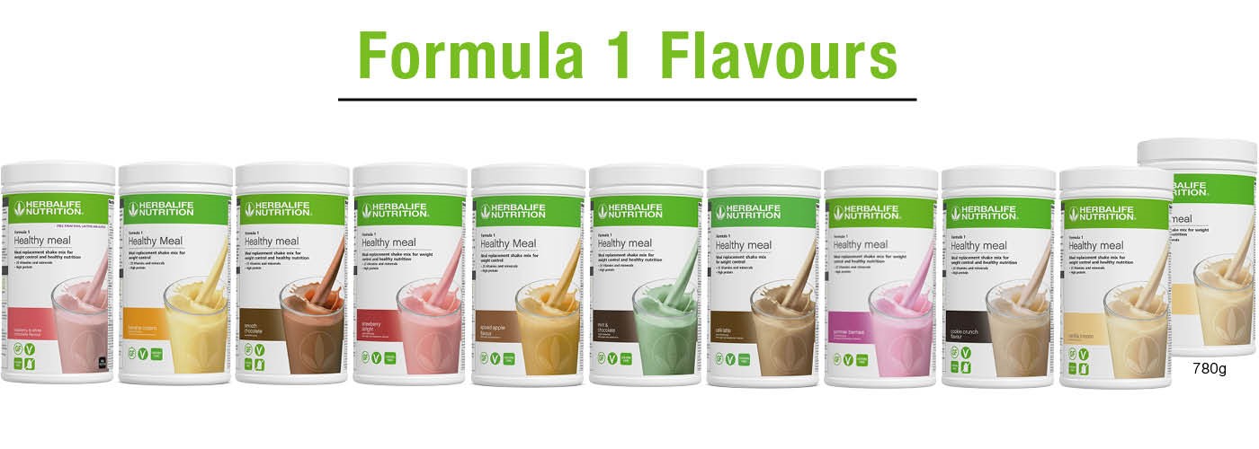 Herbalife Formula 1 now in 10 flavours