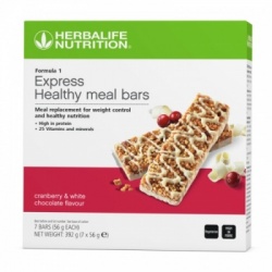 Formula 1 Express Healthy Meal Bars Cranberry and White Chocolate 7 bars per box
