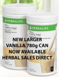 Herbalife Formula 1 Vanilla Cream - NEW 780g - 2 CAN PACK